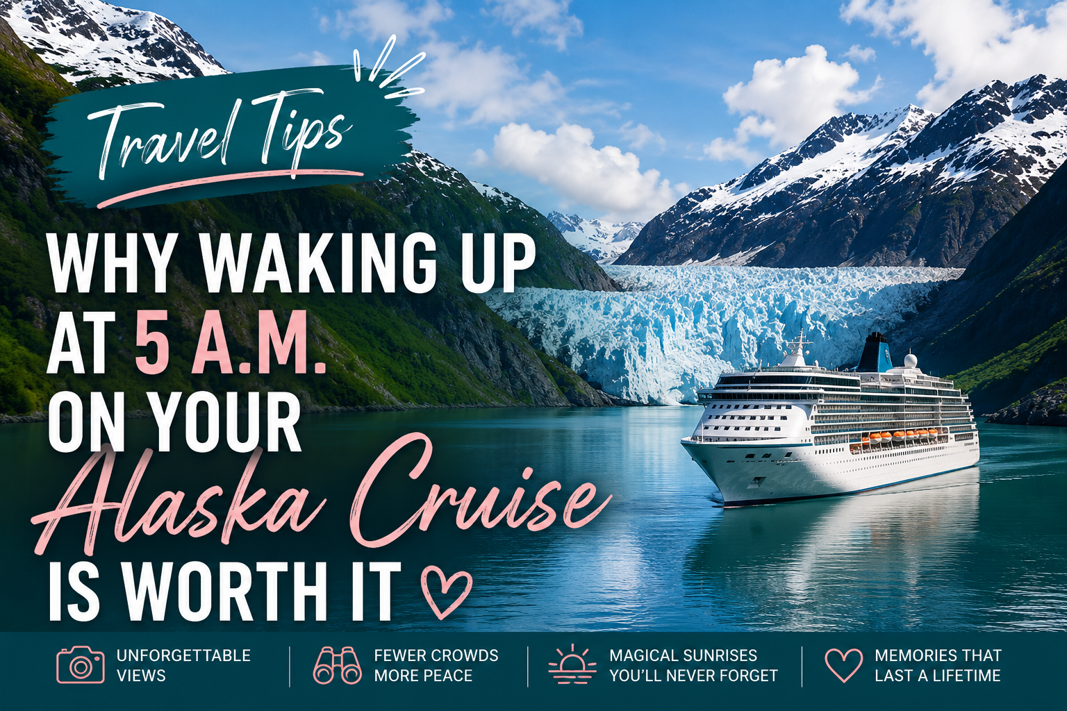 Why Waking Up at 5 A.M. on Your Alaska Cruise Is Worth It